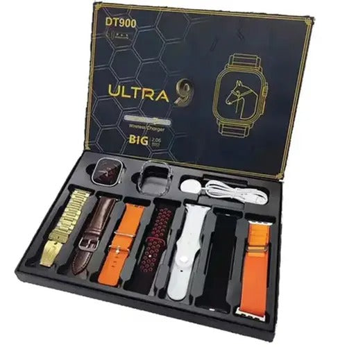 Dt900 Ultra Smart Watch With 7 Straps Big 2.06(random Color)